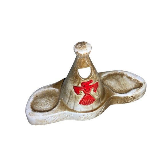 Native Americans and Teepee Salt and Pepper 3 piece Shaker Set vintage - Picture 6 of 16